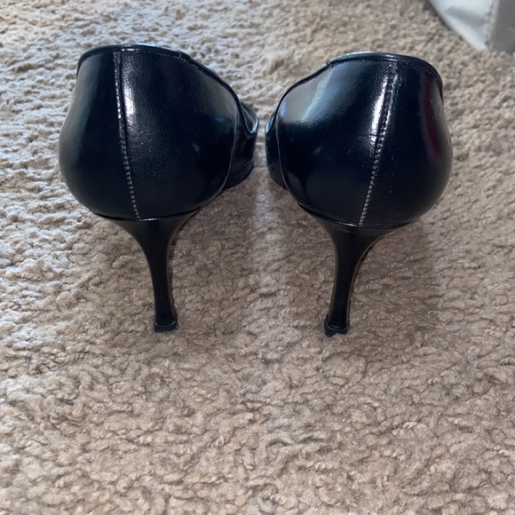 Manolo Blahnik Vintage Black Heels - Picture 6 of 9